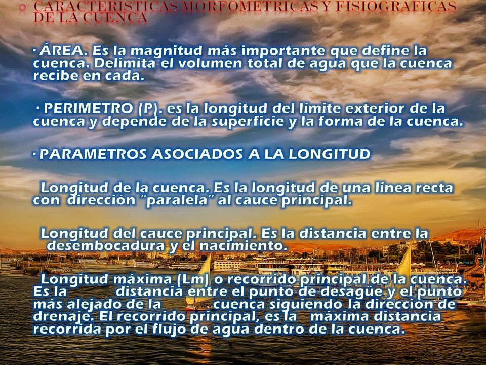 · PARAMETROS ASOCIADOS A LA LONGITUD
