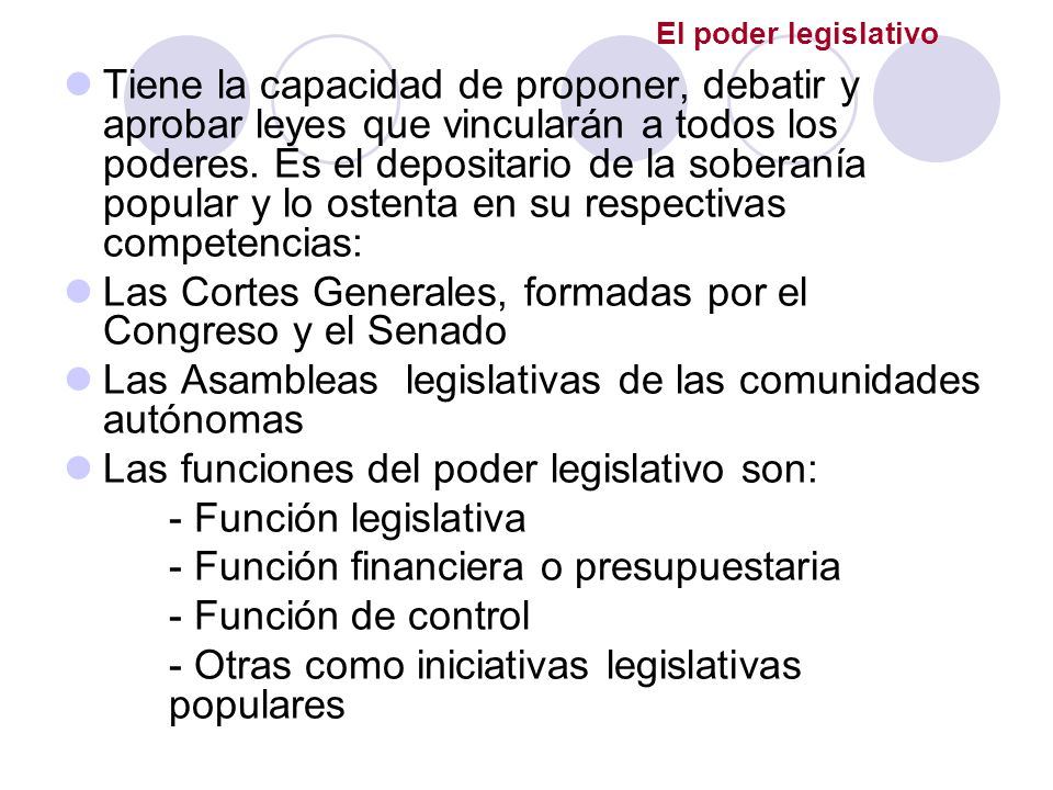 Las Cortes Generales, formadas por el Congreso y el Senado
