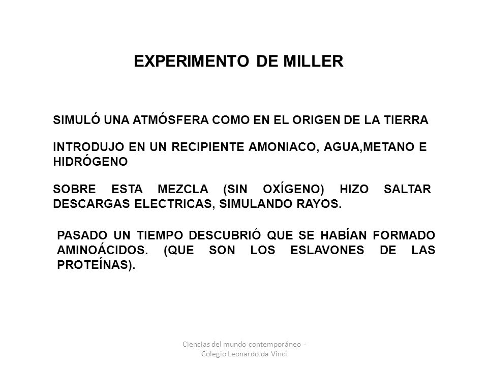 Ciencias del mundo contemporáneo - Colegio Leonardo da Vinci