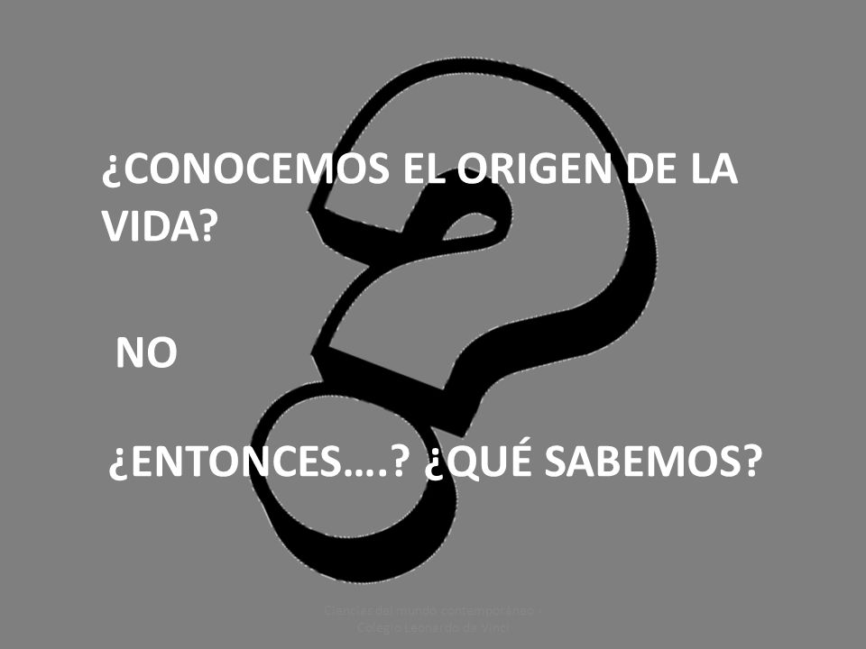 Ciencias del mundo contemporáneo - Colegio Leonardo da Vinci