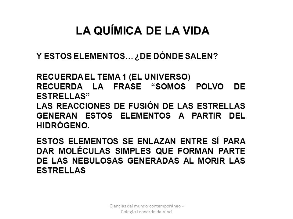 Ciencias del mundo contemporáneo - Colegio Leonardo da Vinci