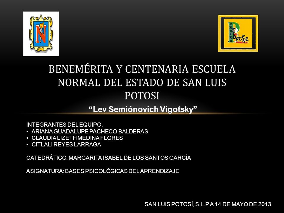 BENEMÉRITA Y CENTENARIA ESCUELA NORMAL DEL ESTADO DE SAN LUIS POTOSI