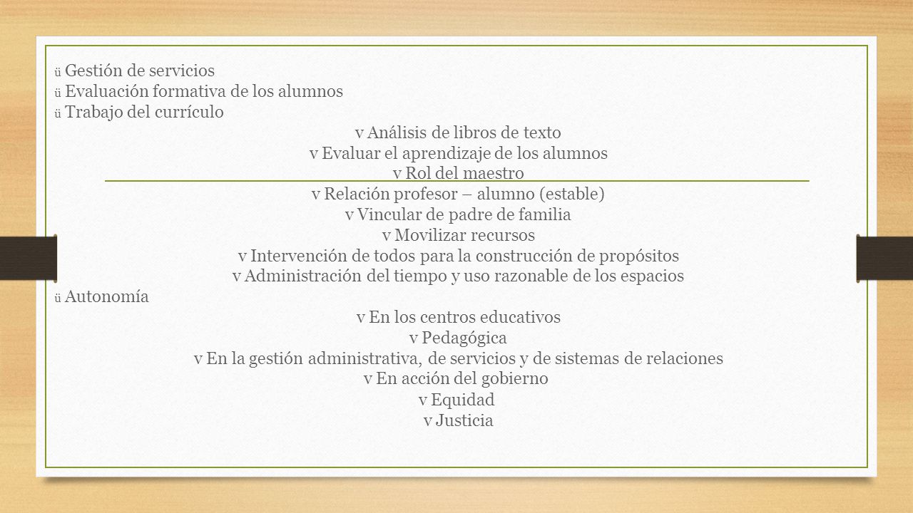 v Análisis de libros de texto v Evaluar el aprendizaje de los alumnos