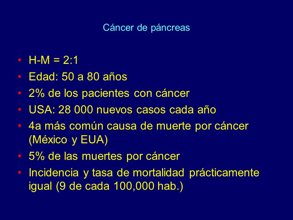 2% de los pacientes con cáncer USA: nuevos casos cada año