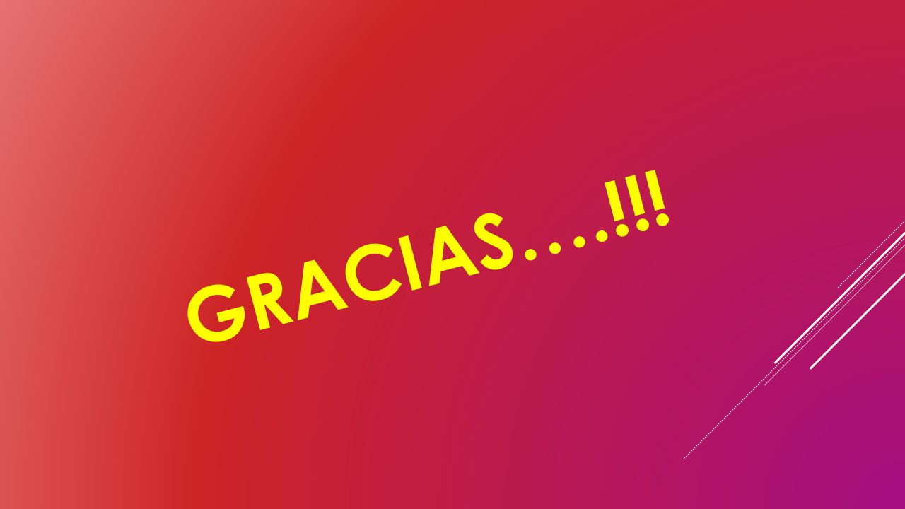 GRACIAS….!!!