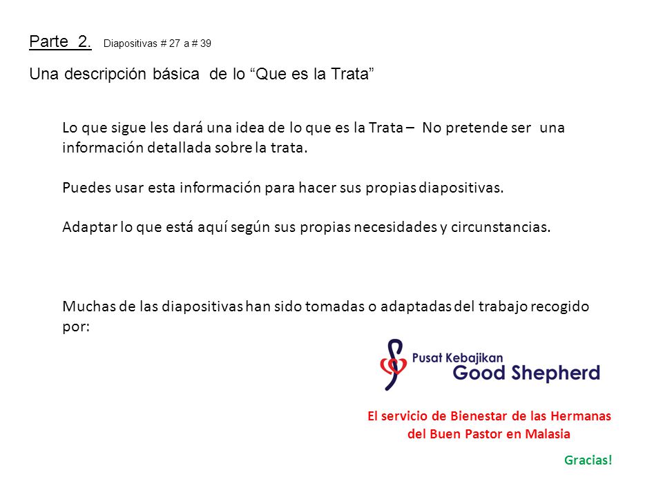 El servicio de Bienestar de las Hermanas del Buen Pastor en Malasia