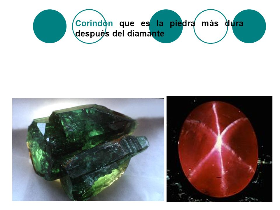 Corindón que es la piedra más dura después del diamante