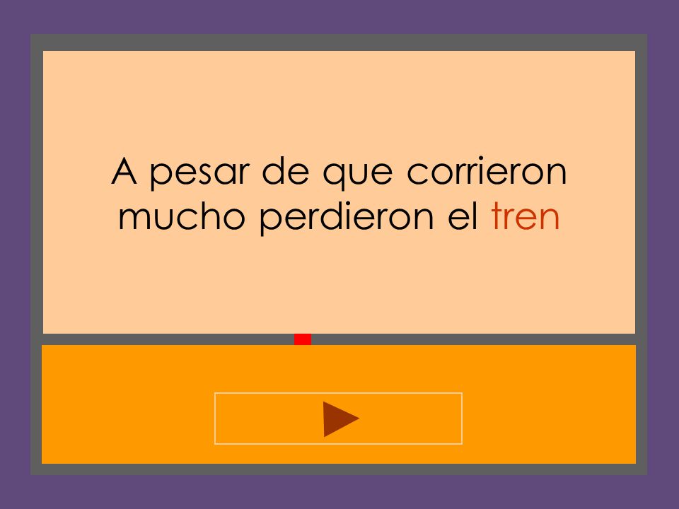 A pesar de que corrieron mucho perdieron el tren