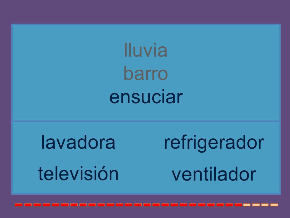 lluvia barro ensuciar lavadora refrigerador televisión ventilador