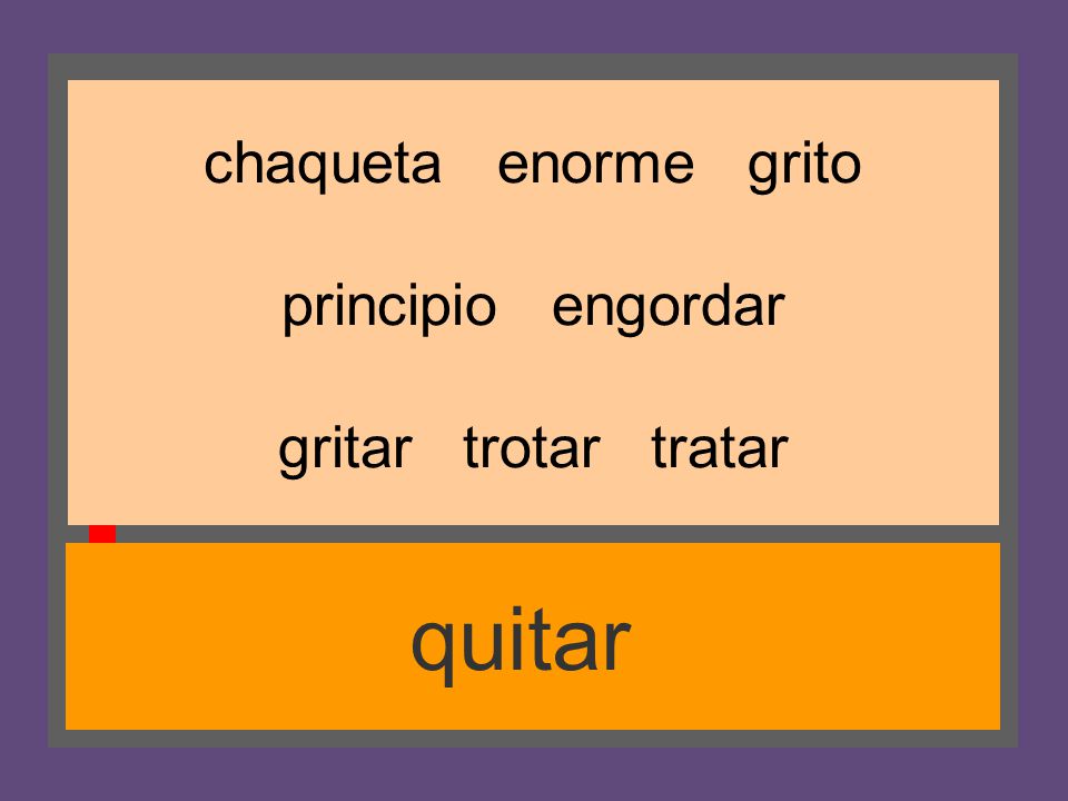 chaqueta enorme grito principio engordar gritar trotar tratar quitar