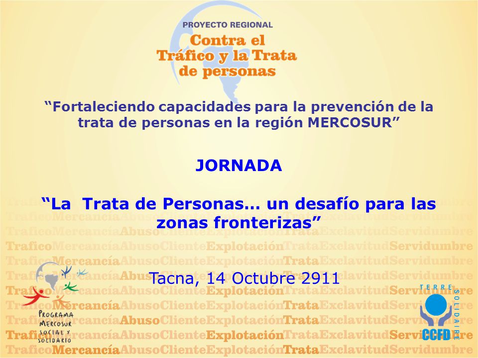 La Trata de Personas… un desafío para las zonas fronterizas