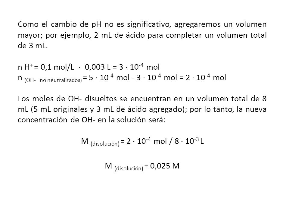 M (disolución) = 2  10-4 mol / 8  10-3 L