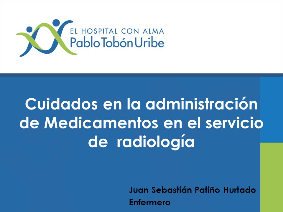 Cuidados en la administración de Medicamentos en el servicio de radiología