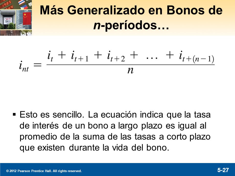 Realidades de la Estructura de Riesgo y la Estructura Temporal