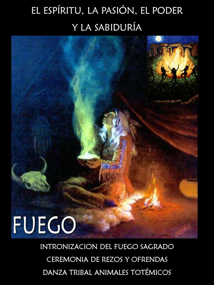 FUEGO EL ESPÍRITU, LA PASIÓN, EL PODER Y LA SABIDURÍA