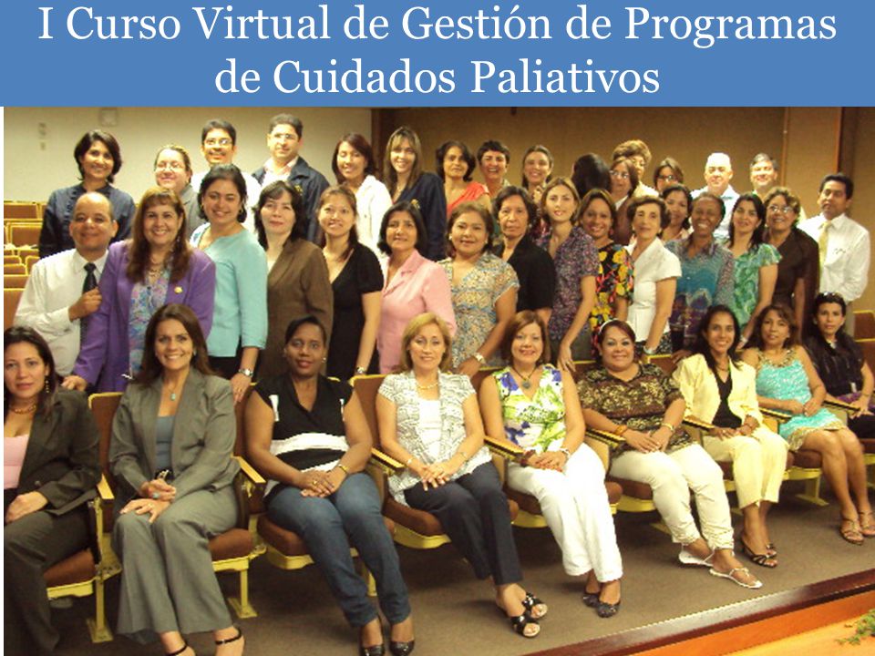 I Curso Virtual de Gestión de Programas de Cuidados Paliativos