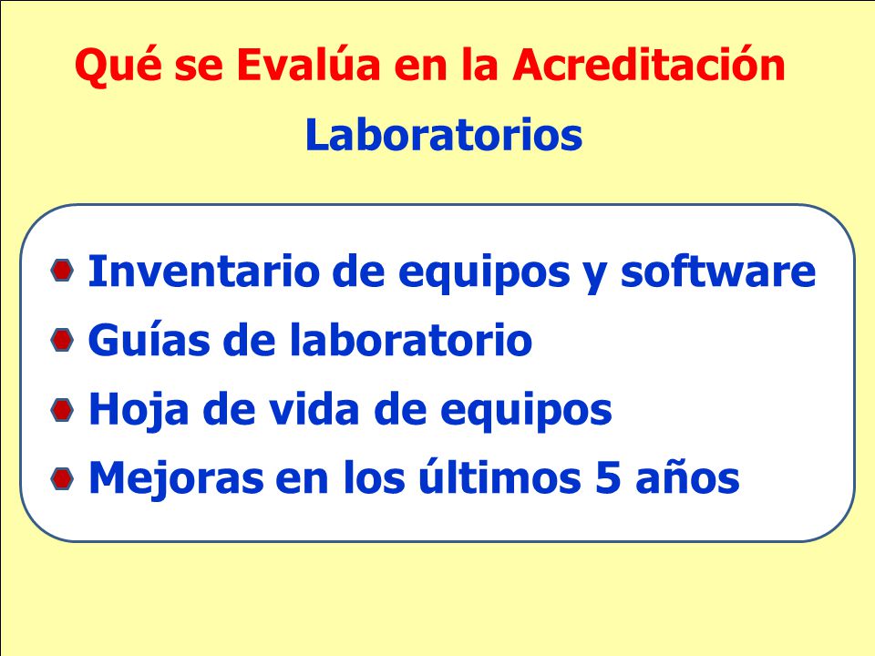 Qué se Evalúa en la Acreditación