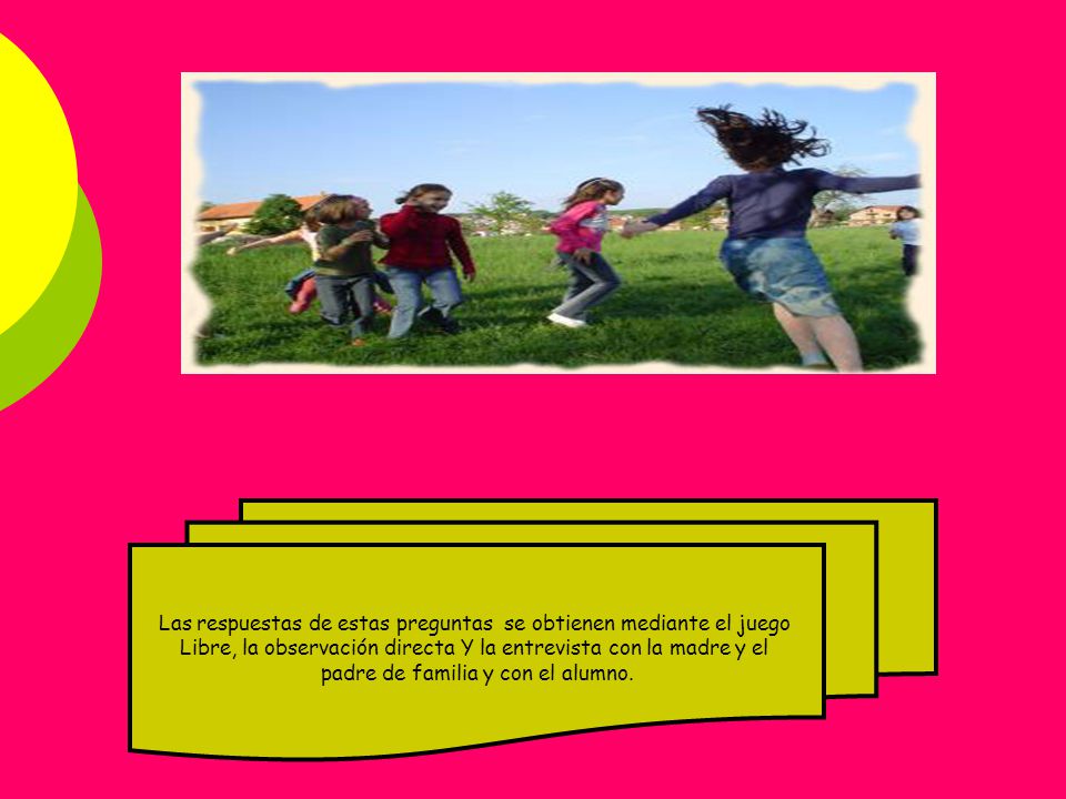 Las respuestas de estas preguntas se obtienen mediante el juego