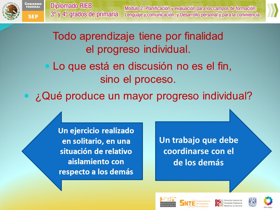 Un trabajo que debe coordinarse con el de los demás