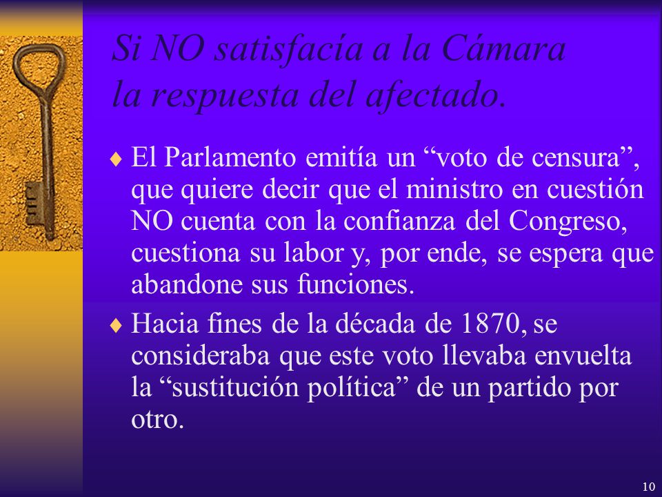 Si NO satisfacía a la Cámara la respuesta del afectado.