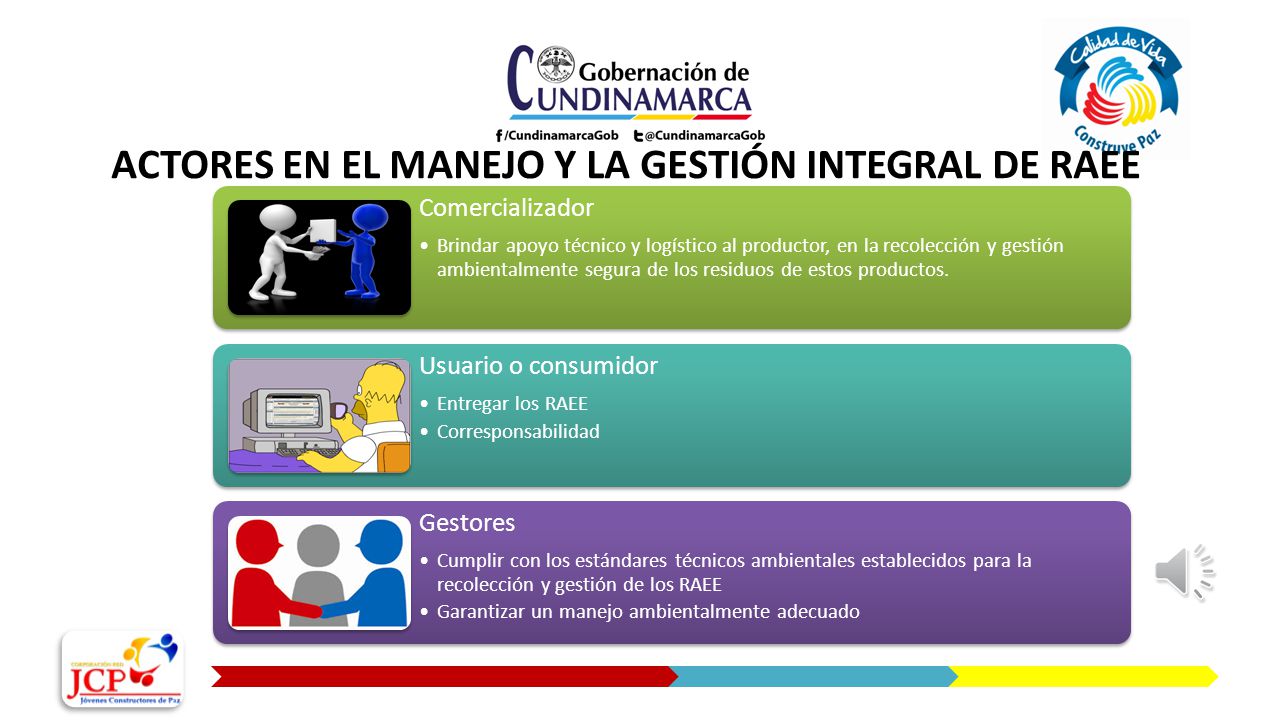 ACTORES EN EL MANEJO Y LA GESTIÓN INTEGRAL DE RAEE