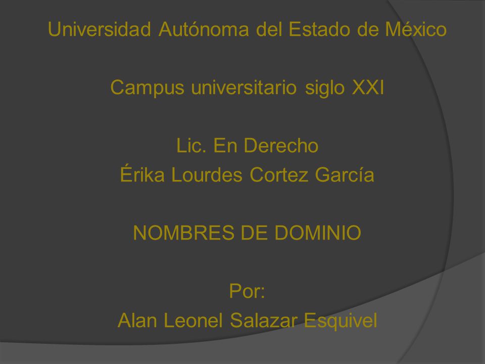 Universidad Autónoma del Estado de México Campus universitario siglo XXI Lic.