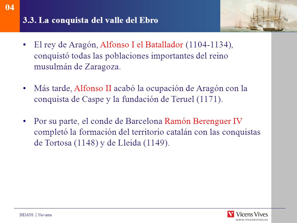 3.3. La conquista del valle del Ebro