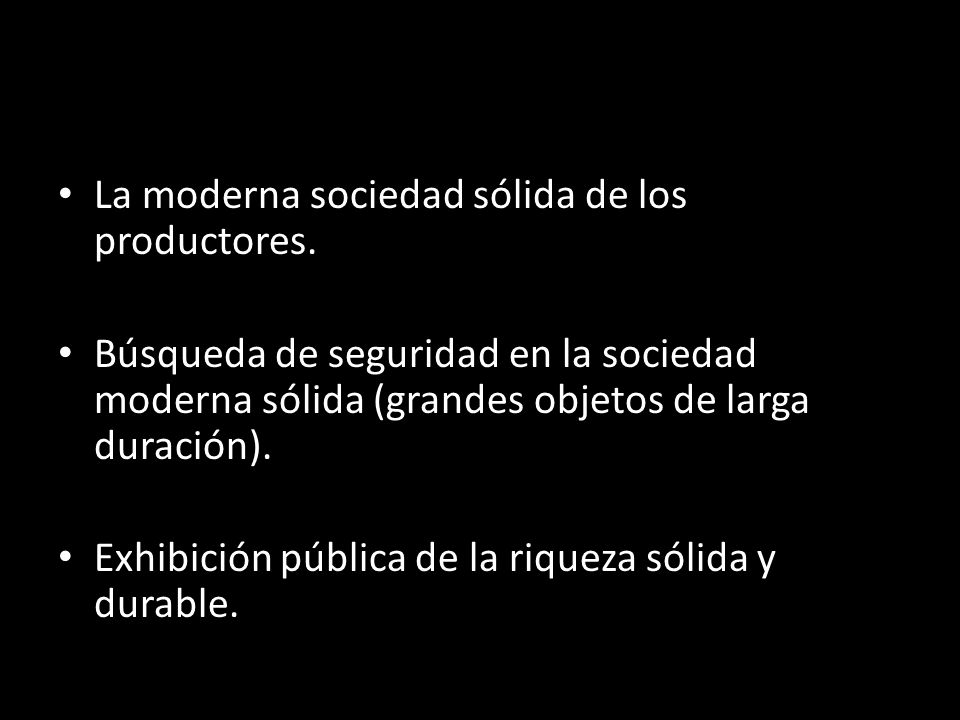 La moderna sociedad sólida de los productores.
