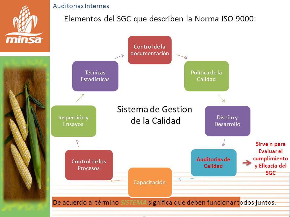 Sirve n para Evaluar el cumplimiento y Eficacia del SGC