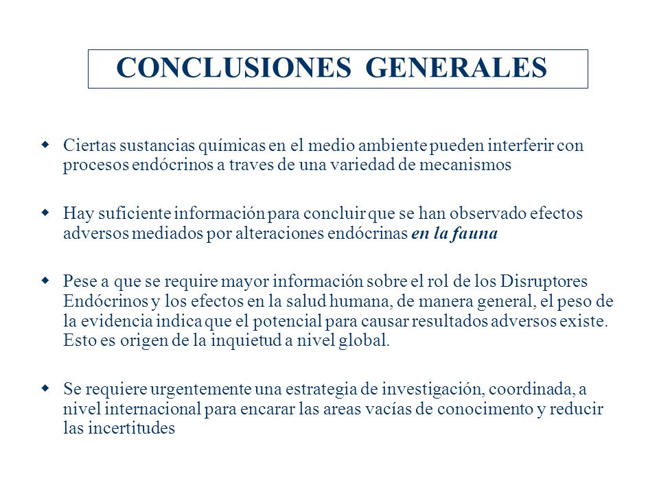 CONCLUSIONES GENERALES
