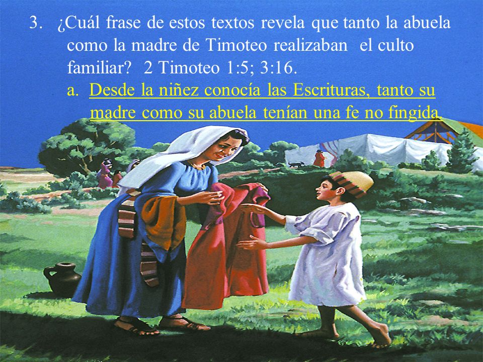 ¿Cuál frase de estos textos revela que tanto la abuela