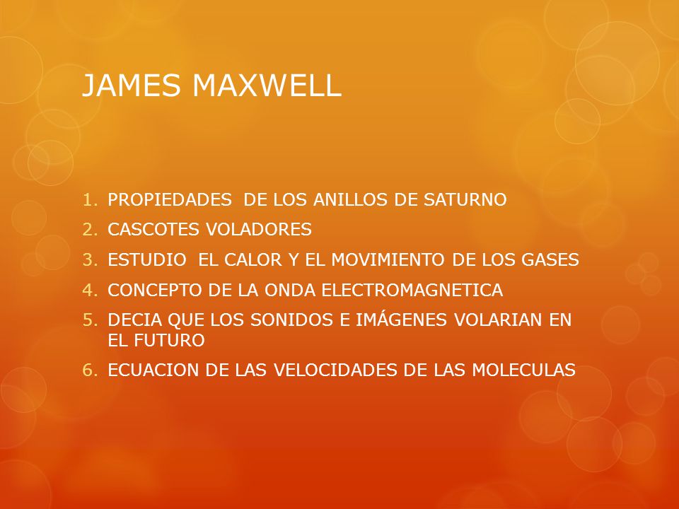 JAMES MAXWELL PROPIEDADES DE LOS ANILLOS DE SATURNO CASCOTES VOLADORES