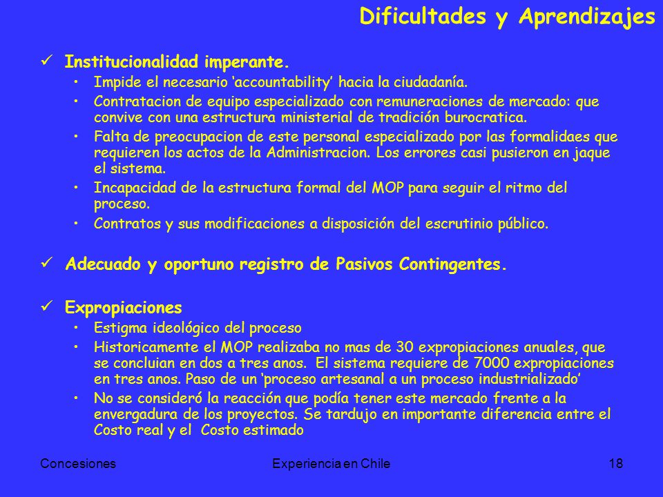 Dificultades y Aprendizajes