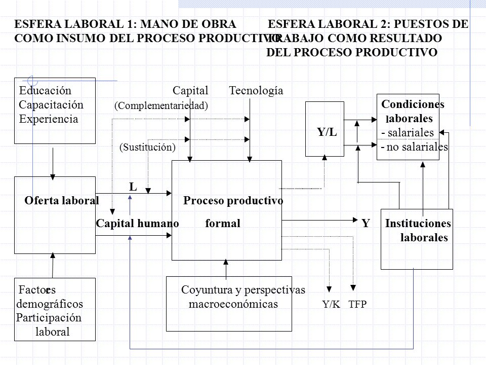 ESFERA LABORAL 1: MANO DE OBRA ESFERA LABORAL 2: PUESTOS DE