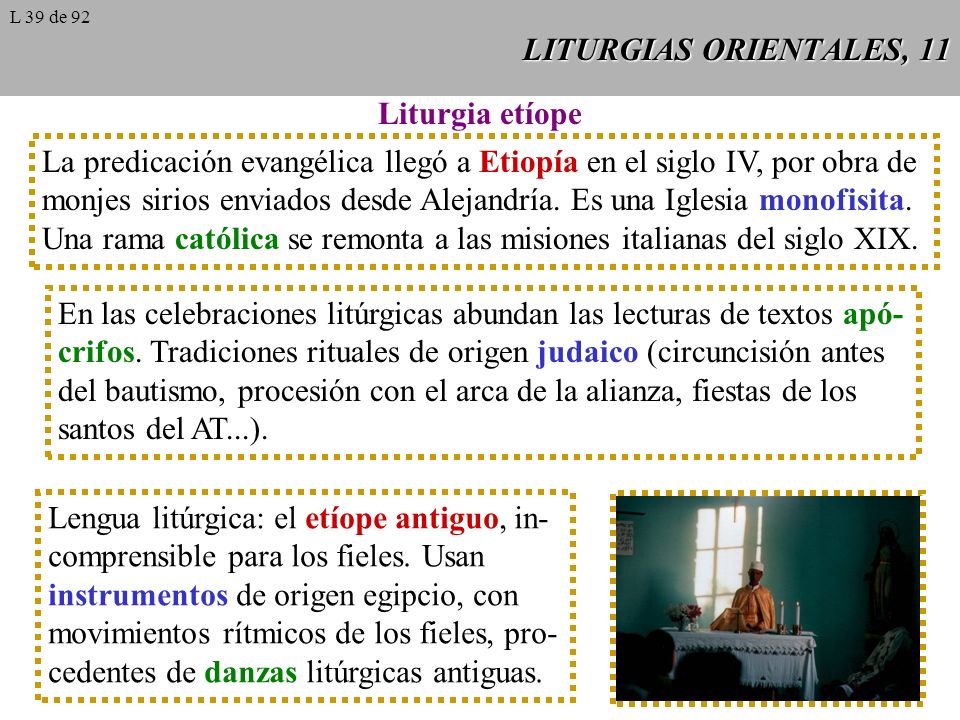 La predicación evangélica llegó a Etiopía en el siglo IV, por obra de