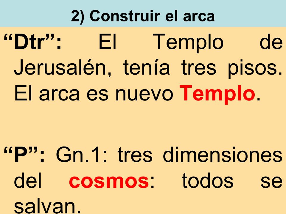 P : Gn.1: tres dimensiones del cosmos: todos se salvan.