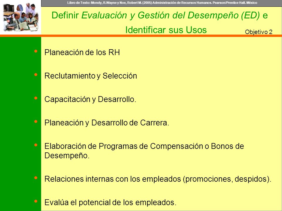Definir Evaluación y Gestión del Desempeño (ED) e Identificar sus Usos