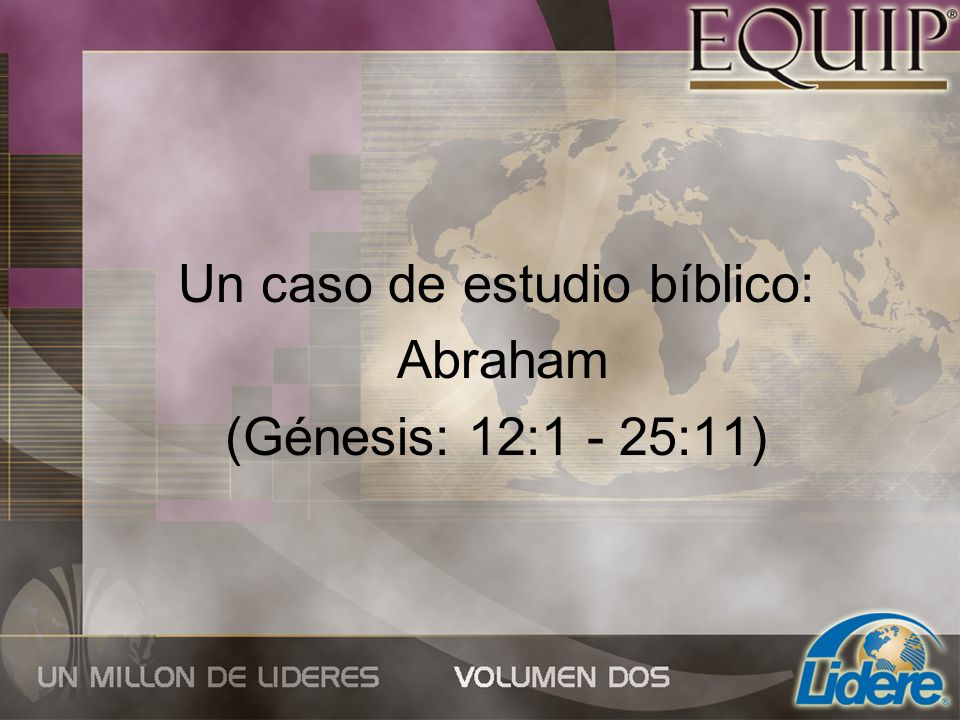 Un caso de estudio bíblico: