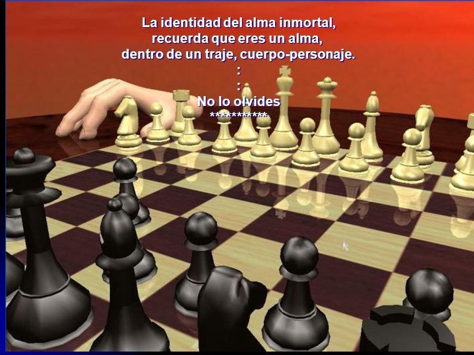 La identidad del alma inmortal, recuerda que eres un alma,