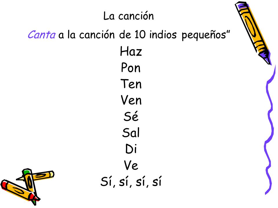 La canción Canta a la canción de 10 indios pequeños