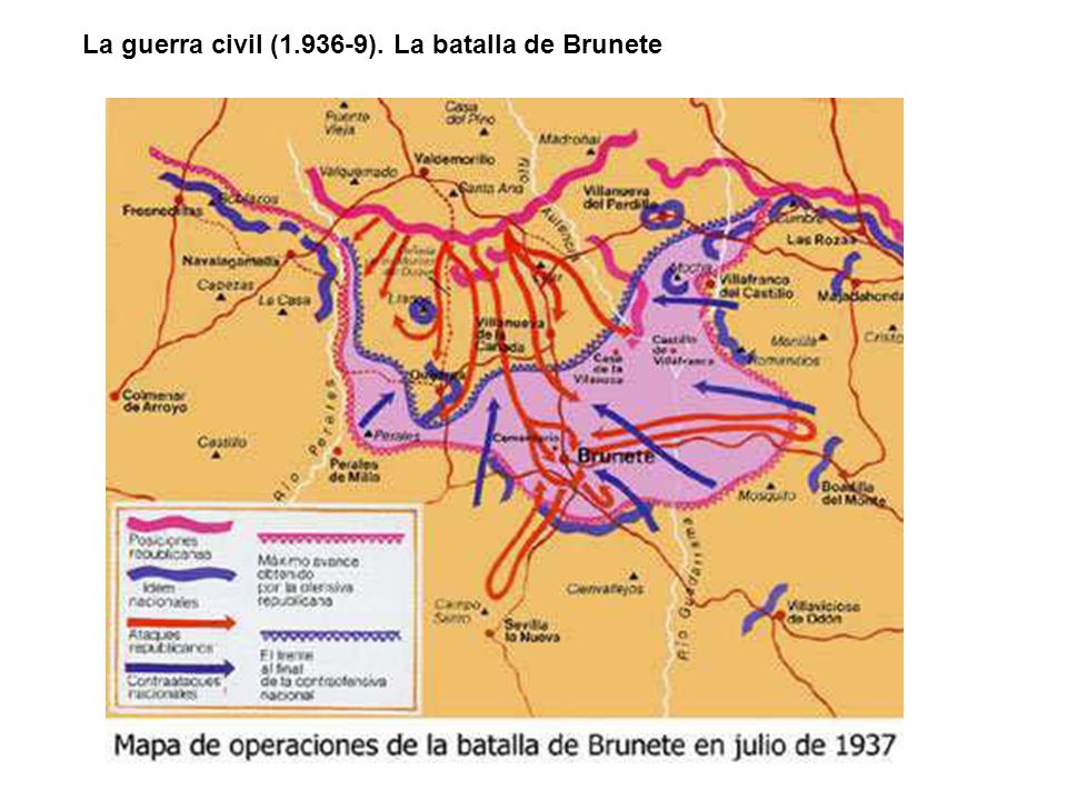 La guerra civil ( ). La batalla de Brunete