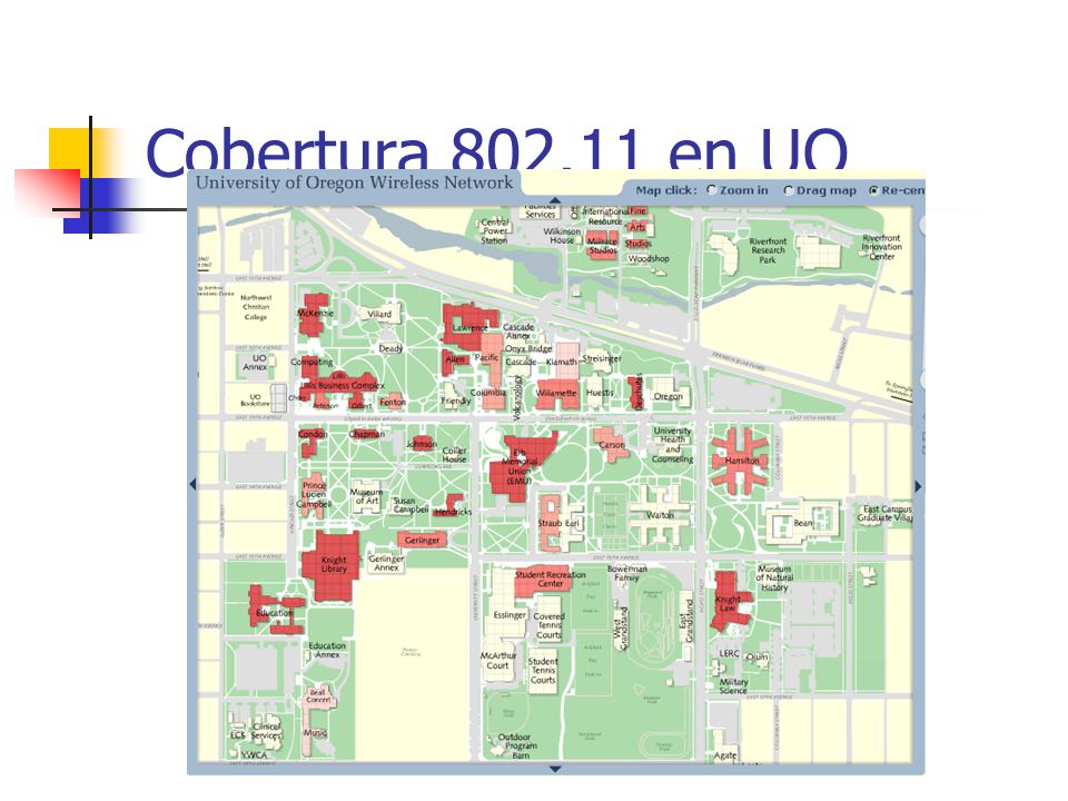 Cobertura en UO