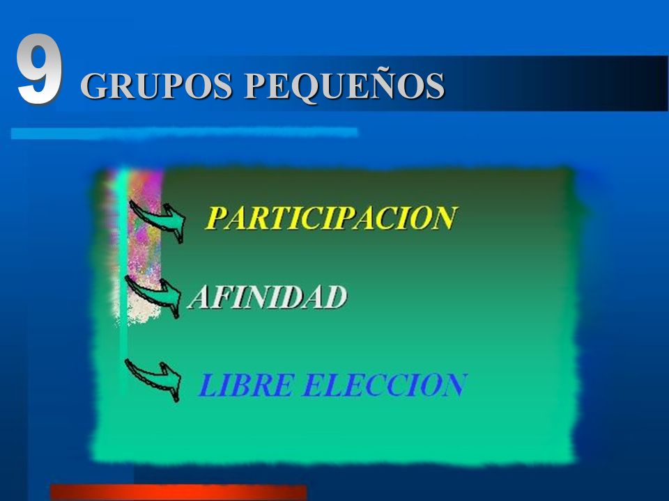 9 GRUPOS PEQUEÑOS