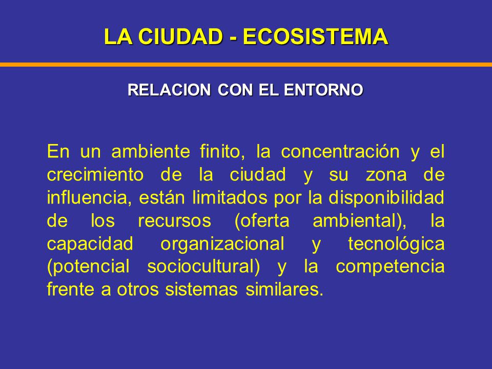 RELACION CON EL ENTORNO