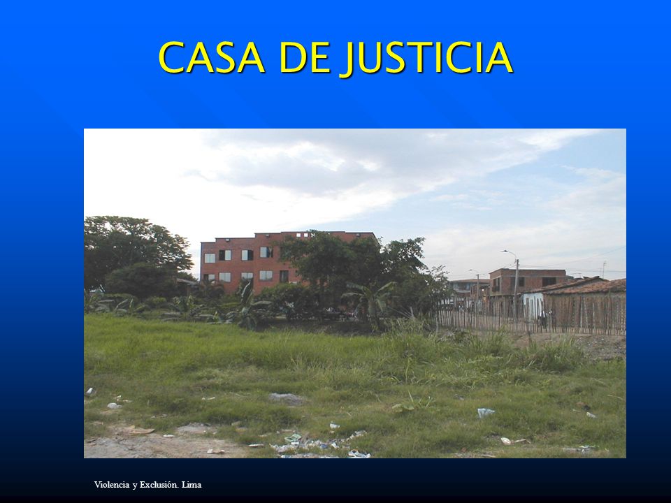 Violencia y Exclusión. Lima