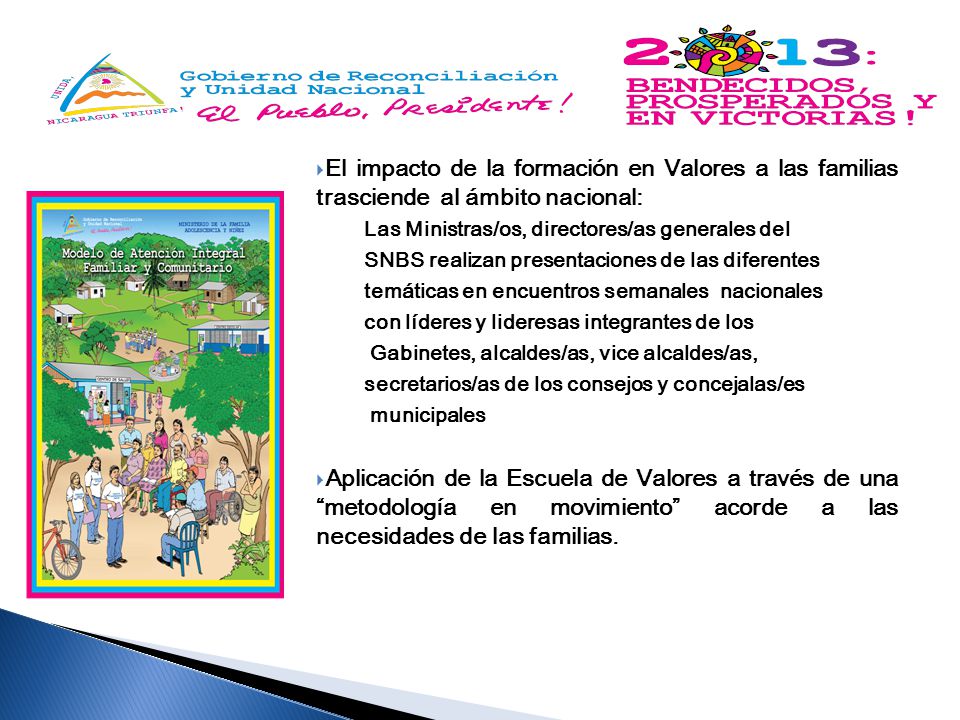 El impacto de la formación en Valores a las familias trasciende al ámbito nacional: