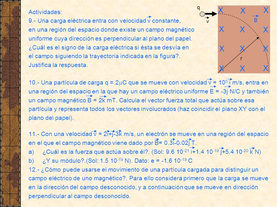 X X X X X X X X X X X X Actividades: