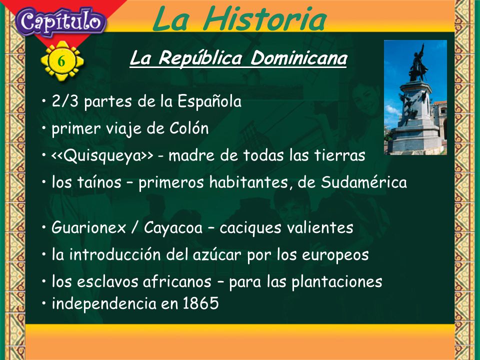 La Historia La República Dominicana 2/3 partes de la Española