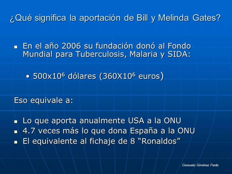 ¿Qué significa la aportación de Bill y Melinda Gates