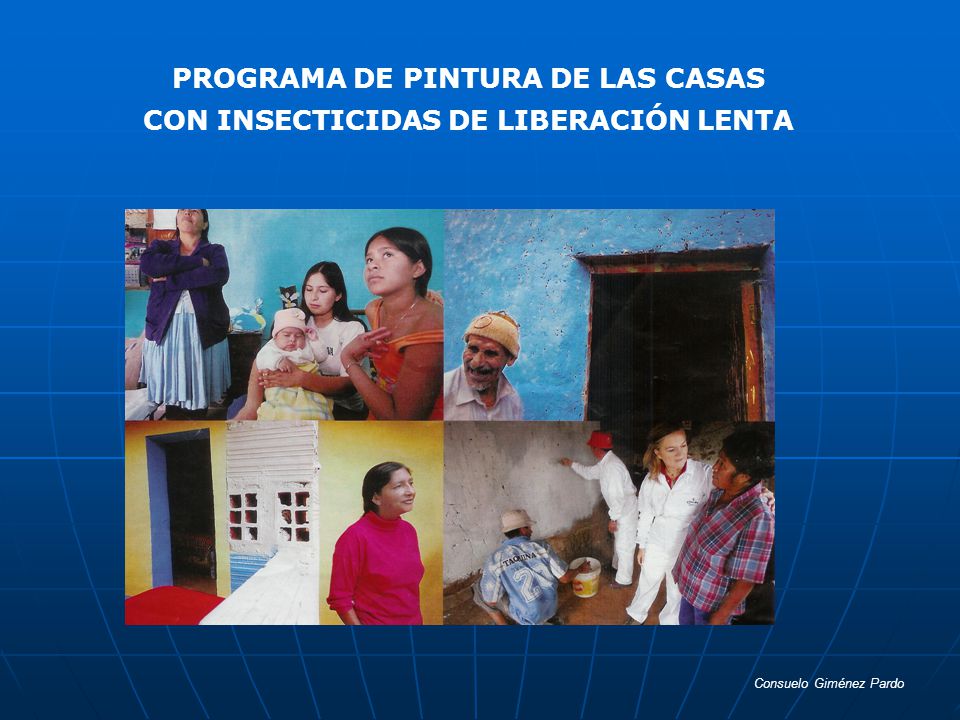 PROGRAMA DE PINTURA DE LAS CASAS CON INSECTICIDAS DE LIBERACIÓN LENTA